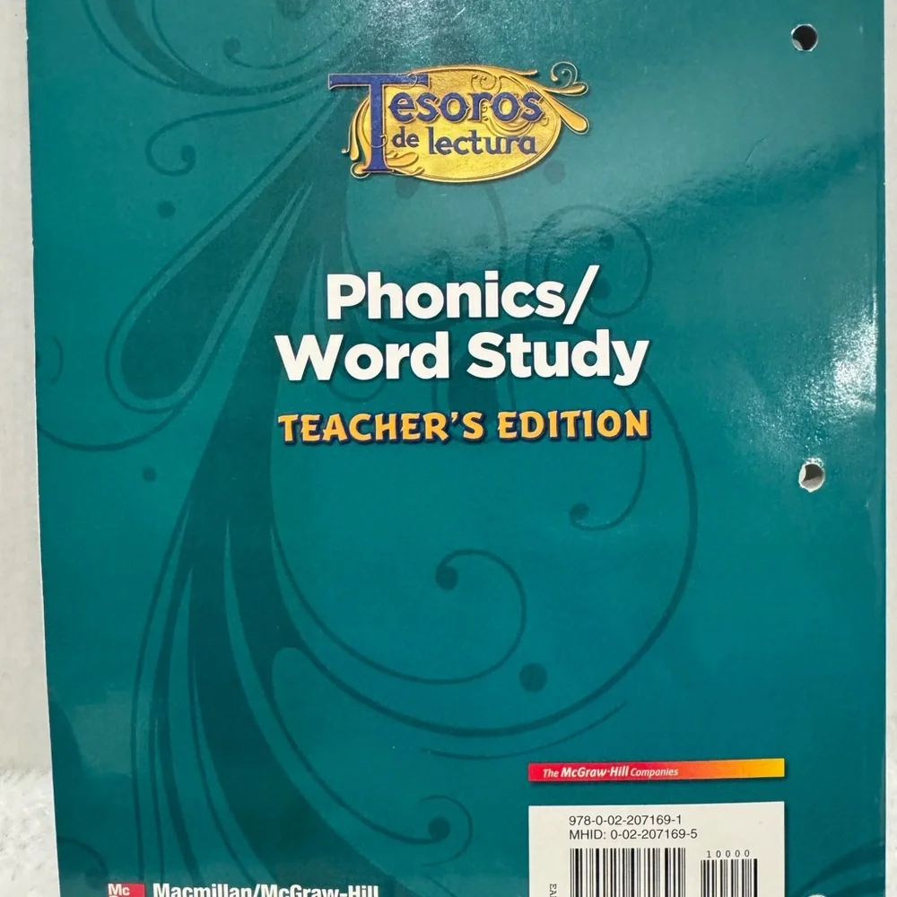 Macmillan/McGraw-Hill Tesoros de Lectura Phonics/Word Study Teacher's Edition